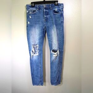 32x31 Forever 21 men's distressed skinny Jeans